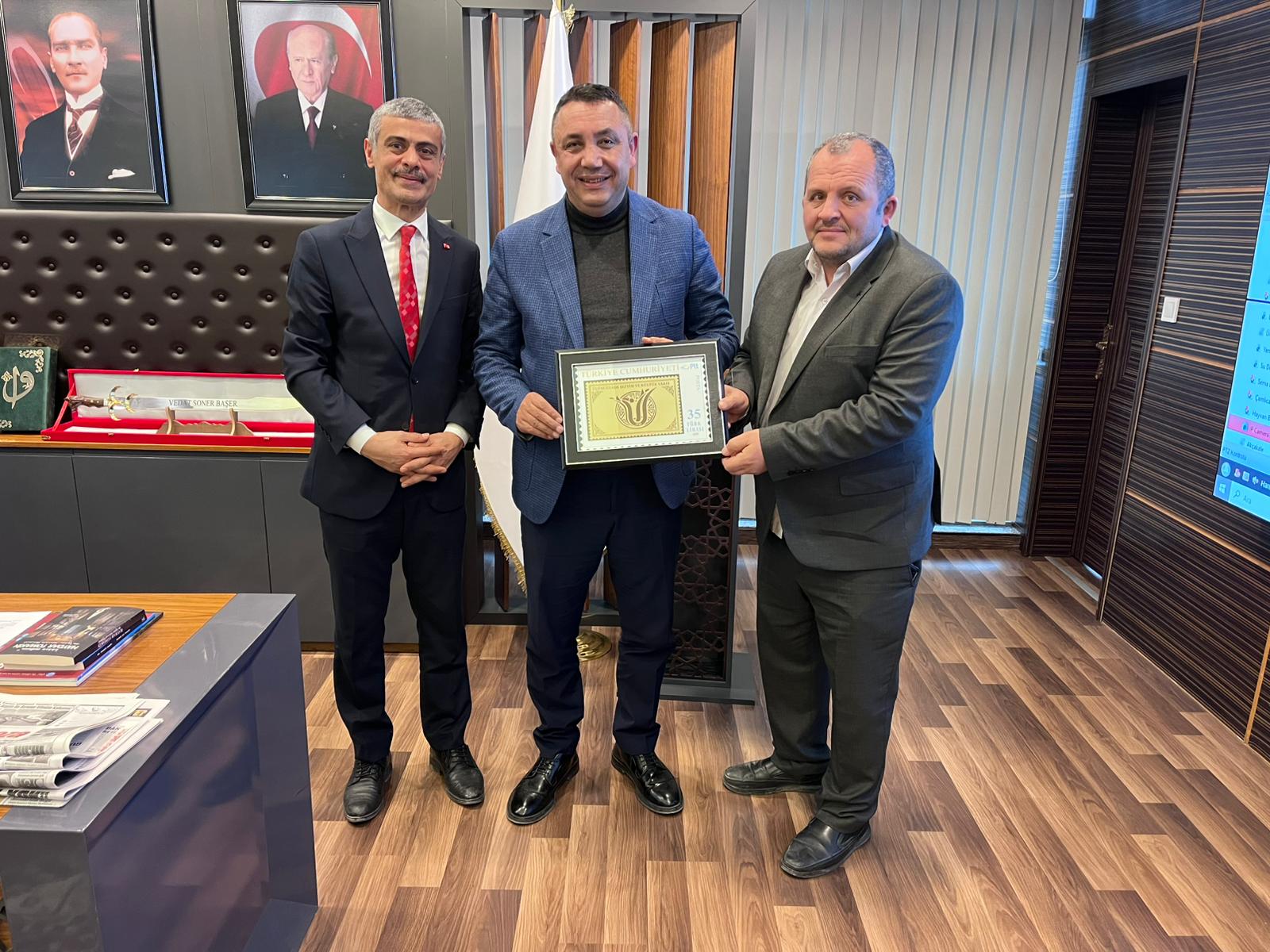 Vakfımızdan Belediye Başkanımız Sayın Vedat Soner BAŞER’e Ziyaret