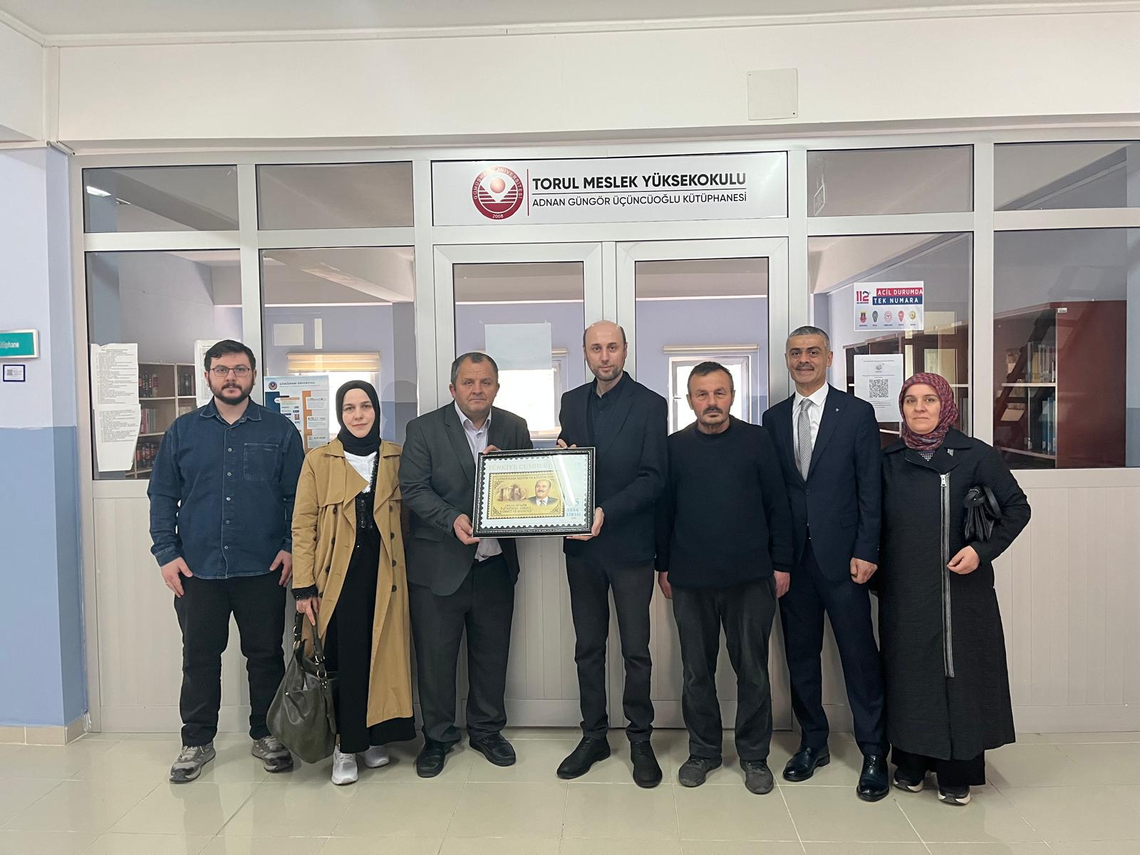 TORUL MESLEK YÜKSEKOKULUNA ADNAN GÜNGÖR ÜÇÜNCÜOĞLU KÜTÜPHANESİ KURULDU